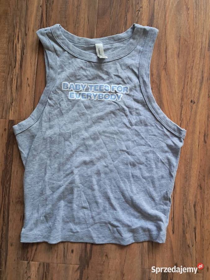 nowa bawełniany crop top bella canvas rozmiar M Sandomierz