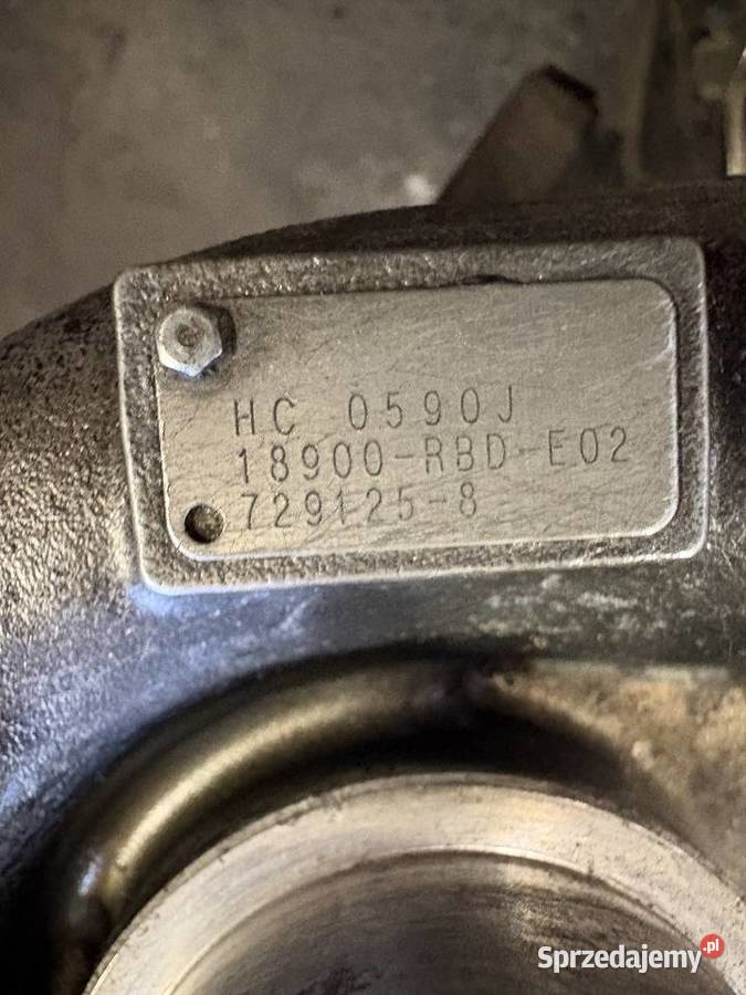 Turbosprężarka 7291258 N22A1 Honda CRV FRV Civic Jelcz-Laskowice sprzedam