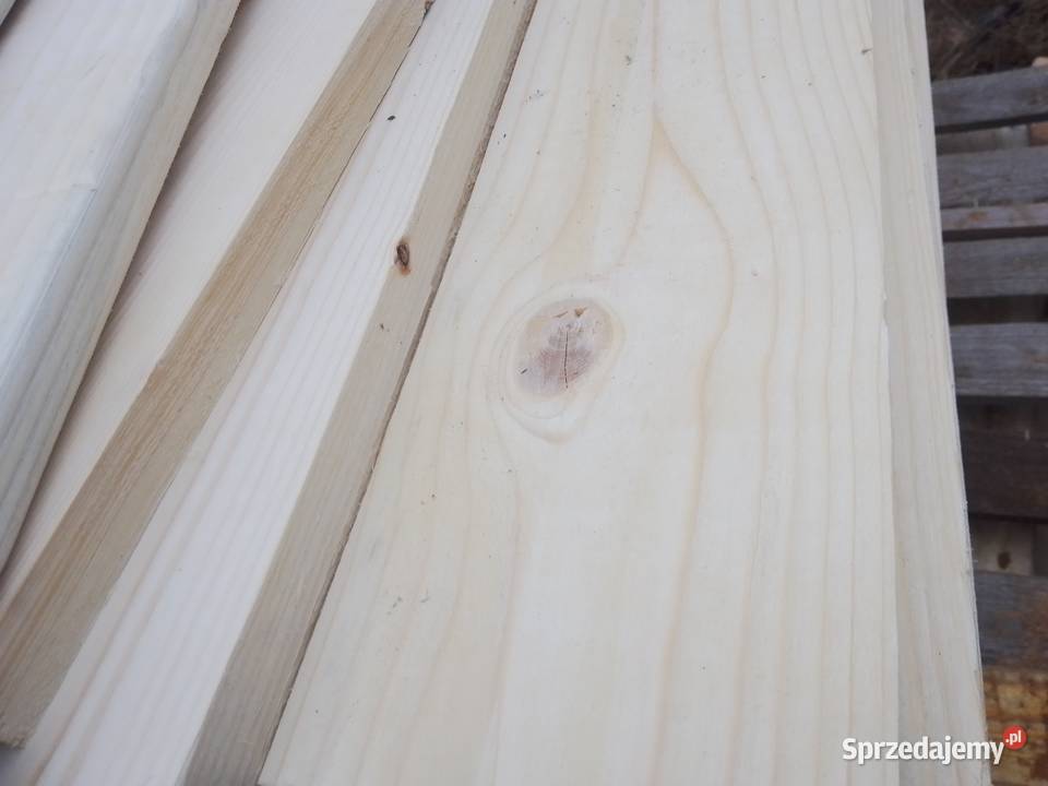 Naturalne drewniane deski heblowane świerk