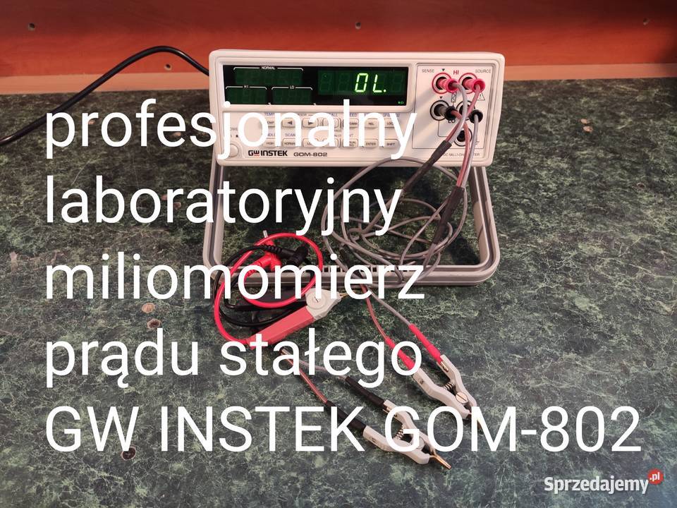 Miliomomierz prądu stałego GW INSTEK GOM802 Elektronika Poznań sprzedam