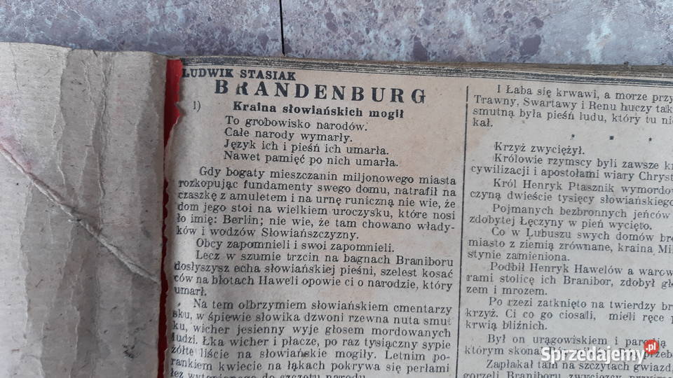 Stasiak Brandenburg wycinki gazet Dziennik pomorskie Tczew