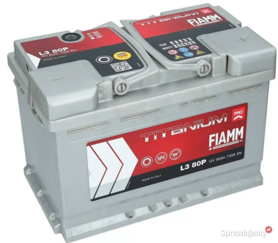 Akumulator FIAMM TITANIUM PRO 12V 80Ah 730A kujawsko-pomorskie Grudziądz