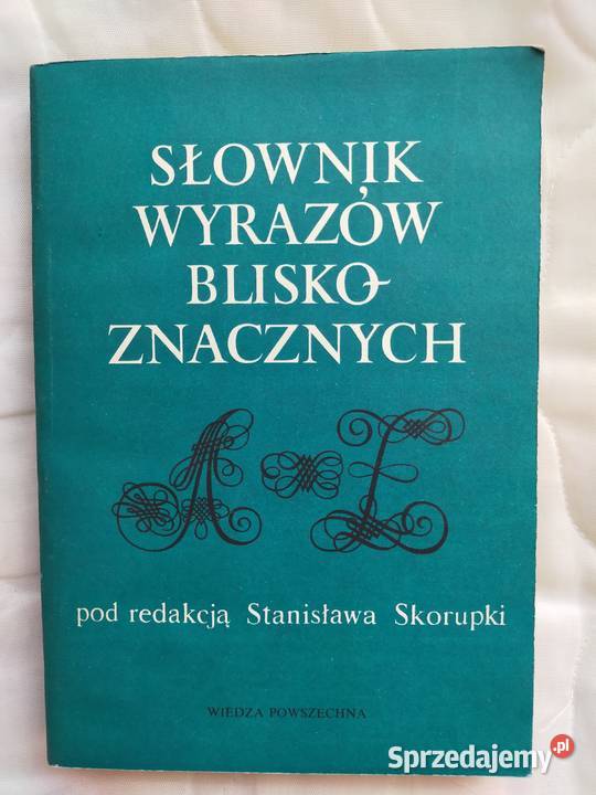 Słownik wyrazów bliskoznacznych Siedlce