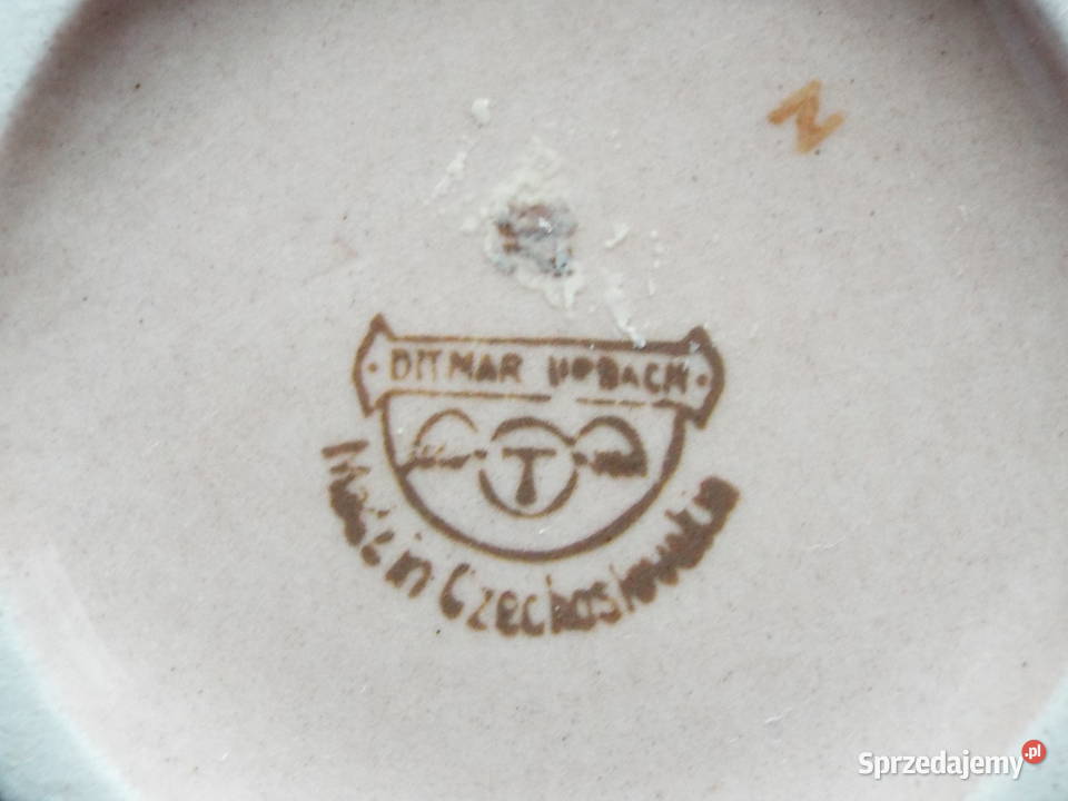 Ceramika artystyczna Ditmar Urbach dwa dzbanki w Będzin