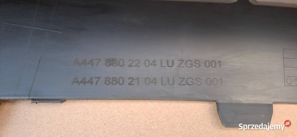 MERCEDES VITO W447 LIFT ZDERZAK PRZÓD PRZEDNI dostawcze Bieleń