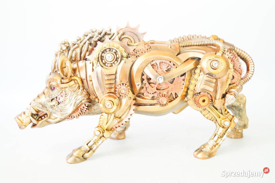 DZIK figura myśliwska rzeźba steampunk Gizałki