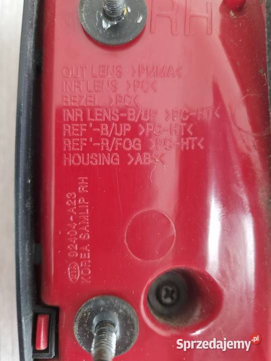 Lampa prawa tylna Kia Ceed 2 kombi 2012 Lampy tylne Białystok sprzedam