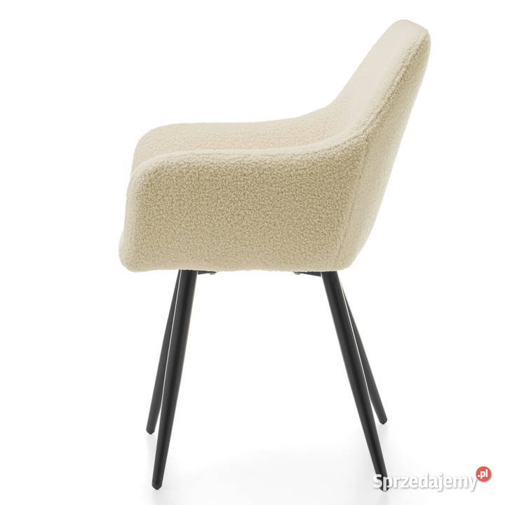 Beżowe Krzesło Boucle Wysyłka 24H Dostawa 0 wielkopolskie Tarchały Małe
