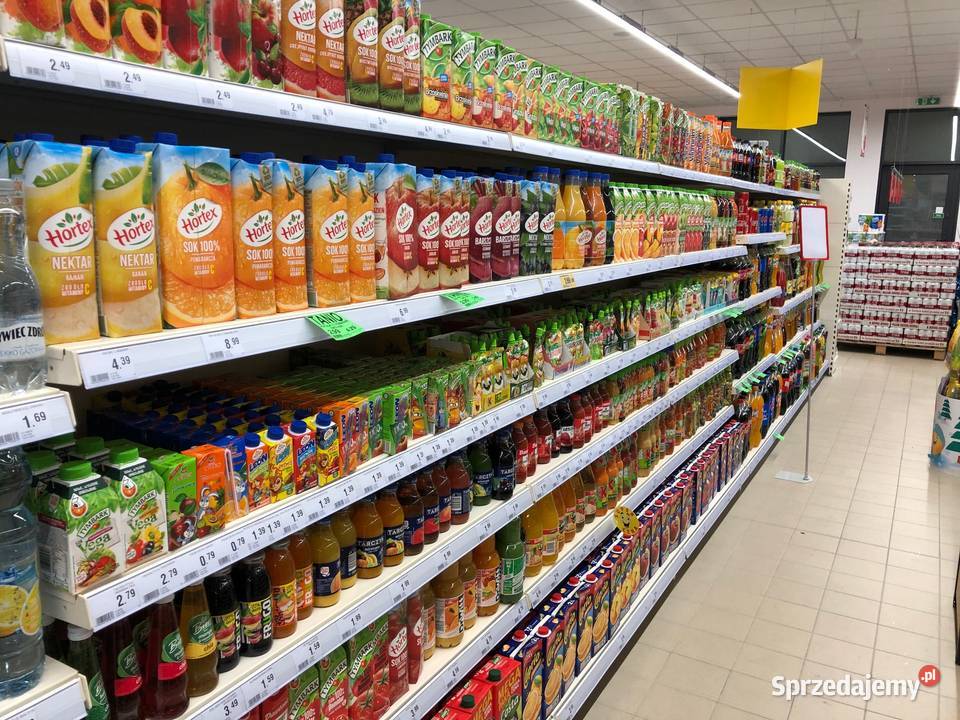 Regał sklepowy metalowy przyścienny magazynowy Ostrołęka