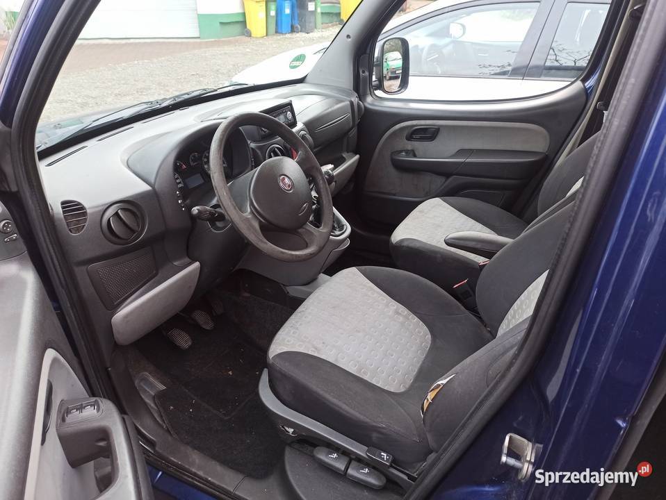 Funkcjonalny Doblo II 19JTD 120 2009 50 l100 kurtyny powietrzne Wrocław sprzedam