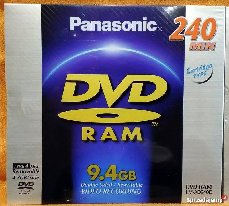 Płyty DVDRAM Panasonic Nośniki Świętochłowice sprzedam