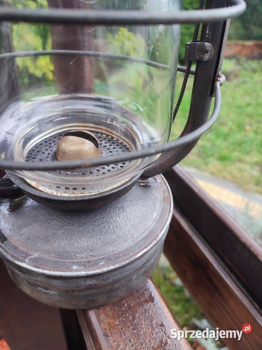 Stara angielska lampa naftowa TowerLite Dulcza Wielka