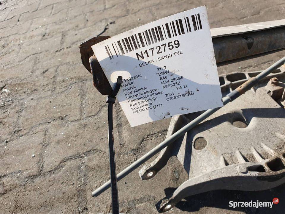 BELKA SANKI TYŁ BMW E46 osobowe Lipno