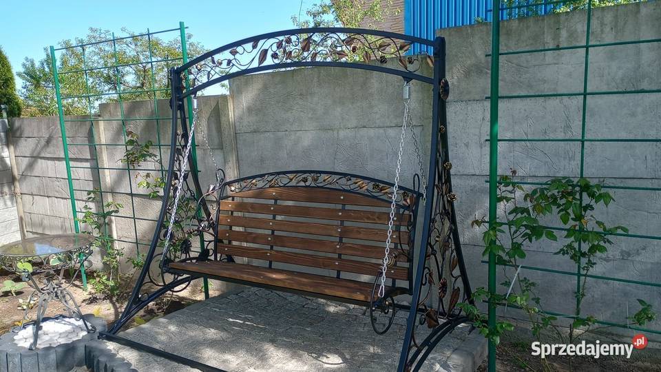 Huśtawka Ogrodowa Metalowa Łężyny