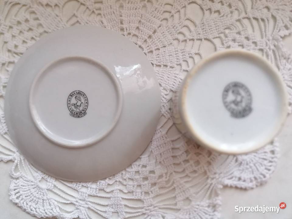 Filiżanki ze spodkami 12Zestaw Bavarian