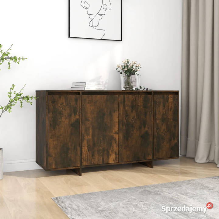 Szafka przydymiony dąb 135x41x75 materiał Warszawa