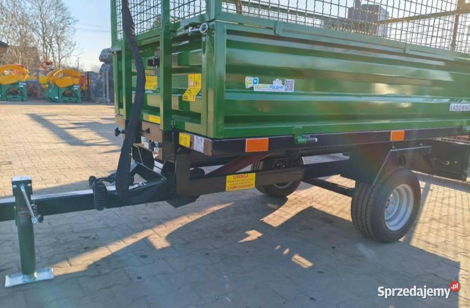 PRZYCZEPA JEDNOOSIOWA FIRMY SELMAR nieuszkodzony Bełchatów