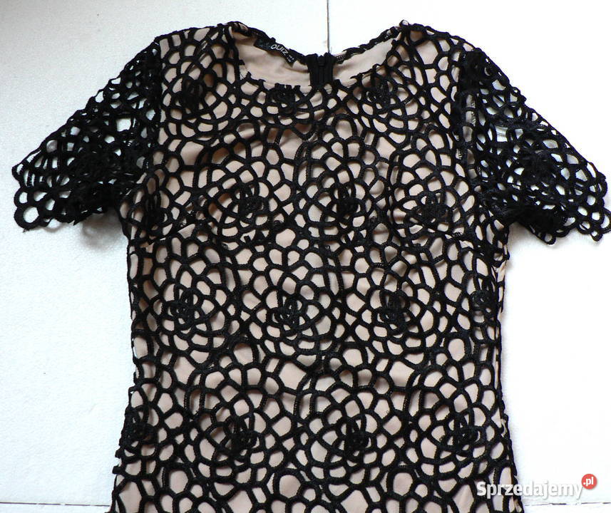 QUIZ cudna koktajlowa sukienka sexi siatka36 łódzkie Łódź