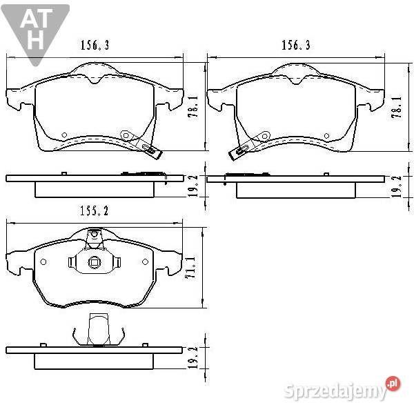 KLOCKI HAMULCOWE PRZÓD OPEL ASTRA G CHEVROLET klocki Mrągowo