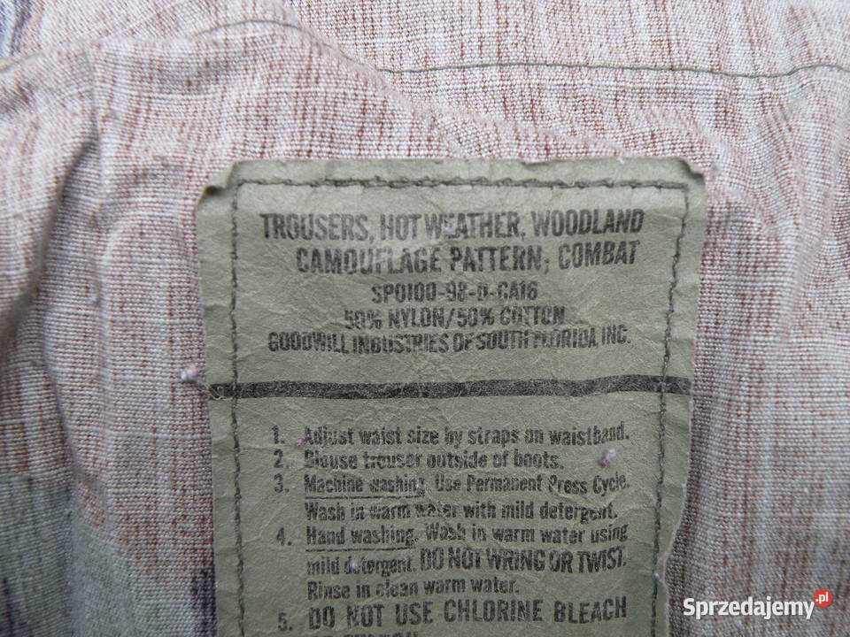 Spodnie bdu woodland medium regular 98r Kolekcje Wrocław