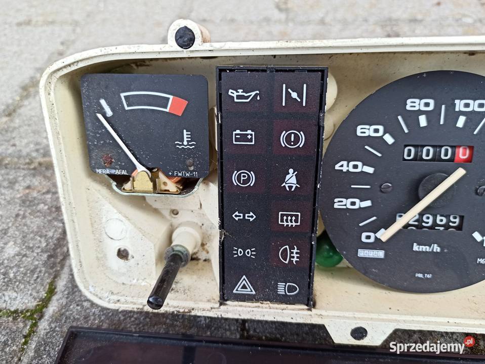 Licznik zegary prędkościomierz Fiat 125 FSO wielkopolskie Ostrów Wielkopolski