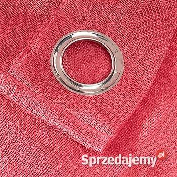 zasłony LINDO 215x138 czerwone Zamość sprzedam