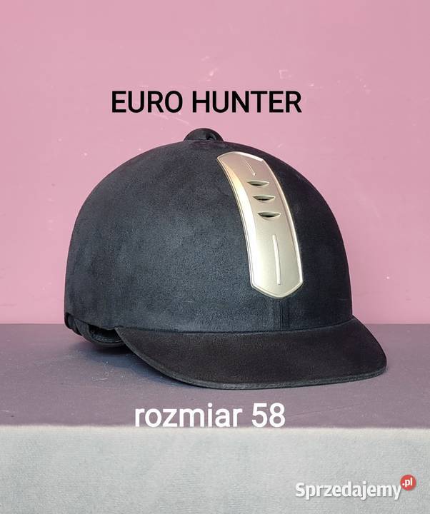 Kask jeździecki Euro Hunter rozmiar 58 kolor