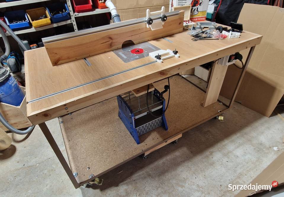 stół warsztatowy frezarski 2w1 z frezarką Makita Narzędzia Aleksandrów Łódzki
