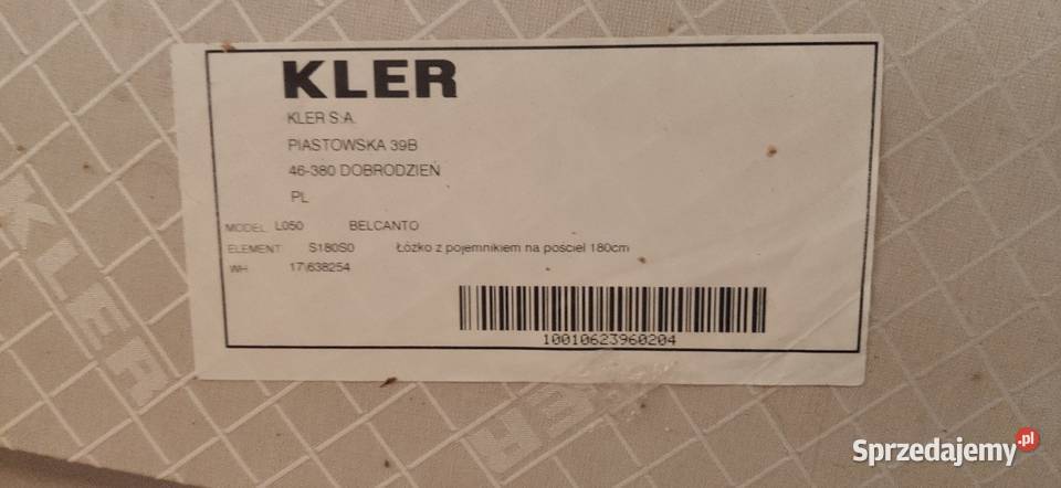 Sprzedam łóżko KLER Meble śląskie Częstochowa sprzedam