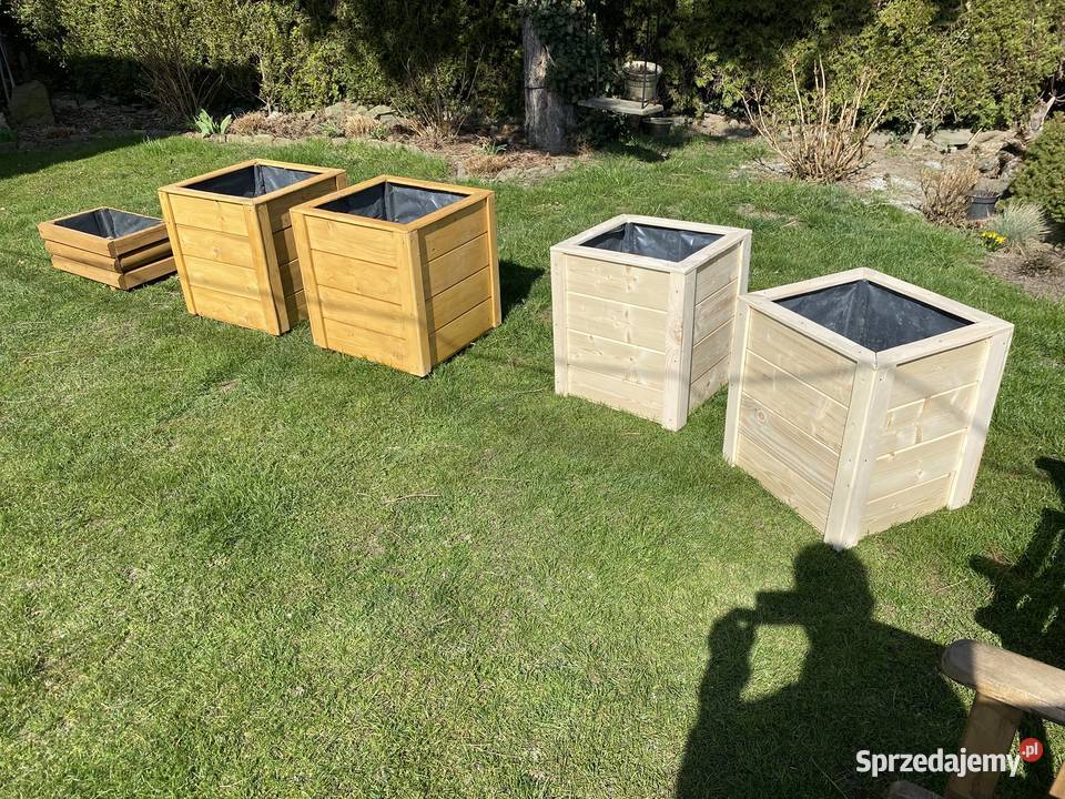 Donice Ogrodowe drewniane duże