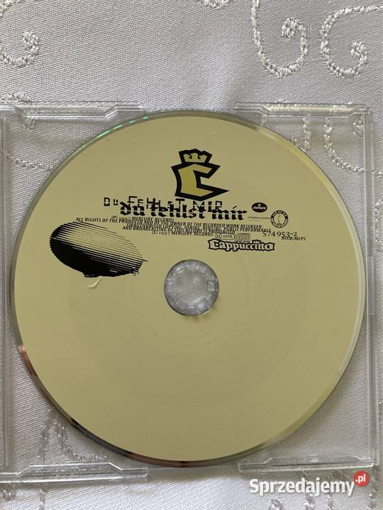 Płyta CD Single Cappuccino Du Fehlst Mir Mix