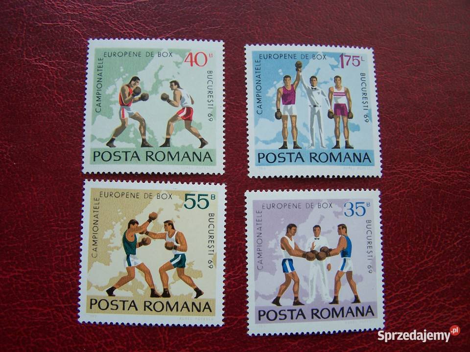 Rumunia 1969 MNH Mi 276770 Sport Boks Filatelistyka