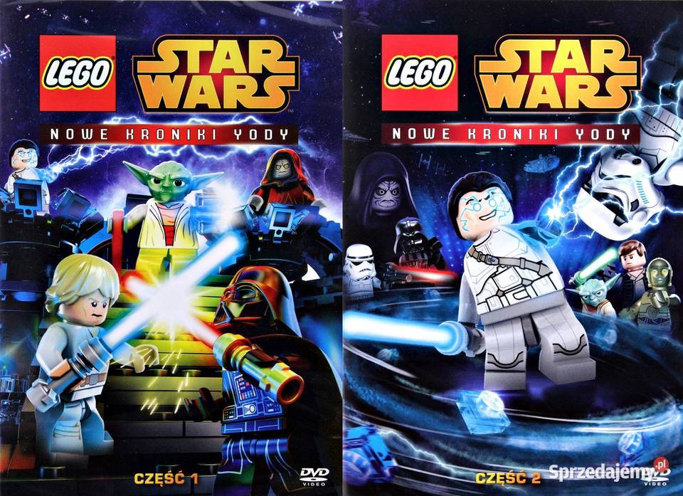 LEGO STAR WARS NOWE KRONIKI YODY CZĘŚĆ 1 2 2 DVD wielkopolskie Kalisz
