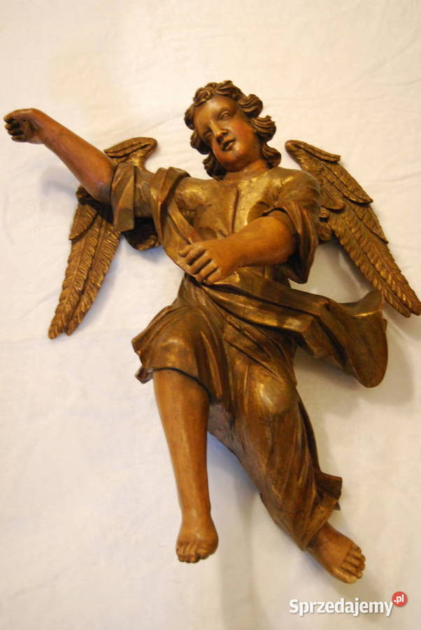 Rzeźba anioła ok XVIII wiek ok 17501800 r wielkopolskie Poznań