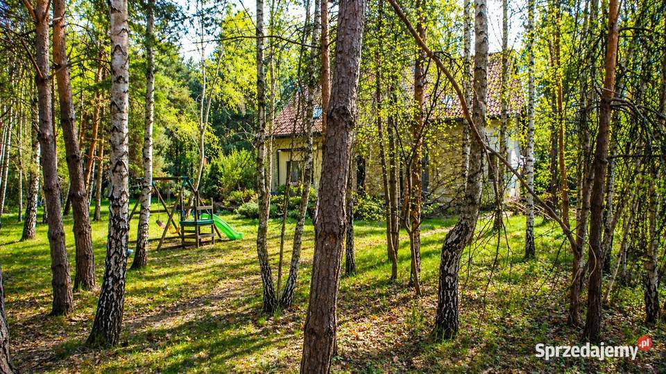 Dom 282 m garaż działka 3052 m las 35 min Nieruchomości mazowieckie sprzedam