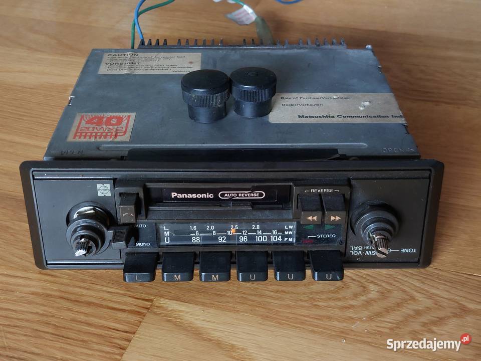 Radio damochodowe Panasonic do klasyka dolnośląskie Miłków