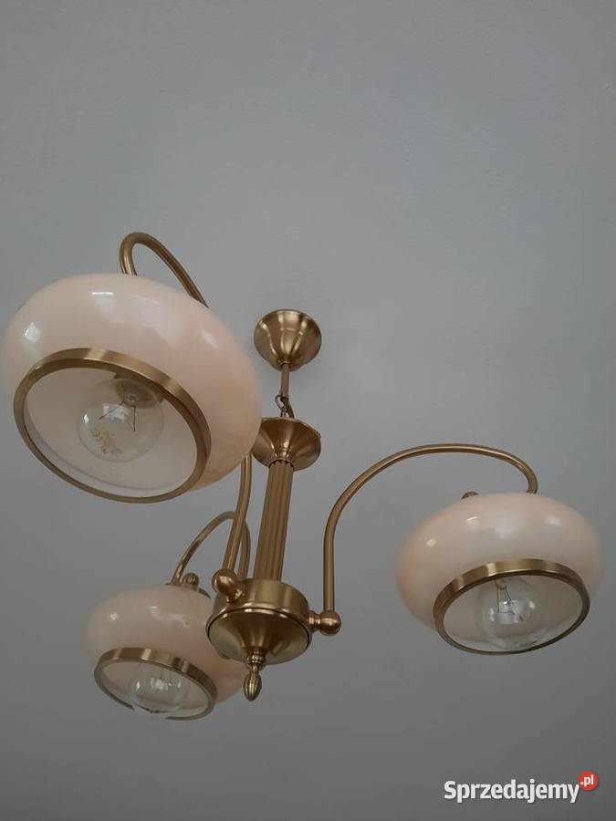 Żyrandol 3 punkty żarówki dolnośląskie Wrocław
