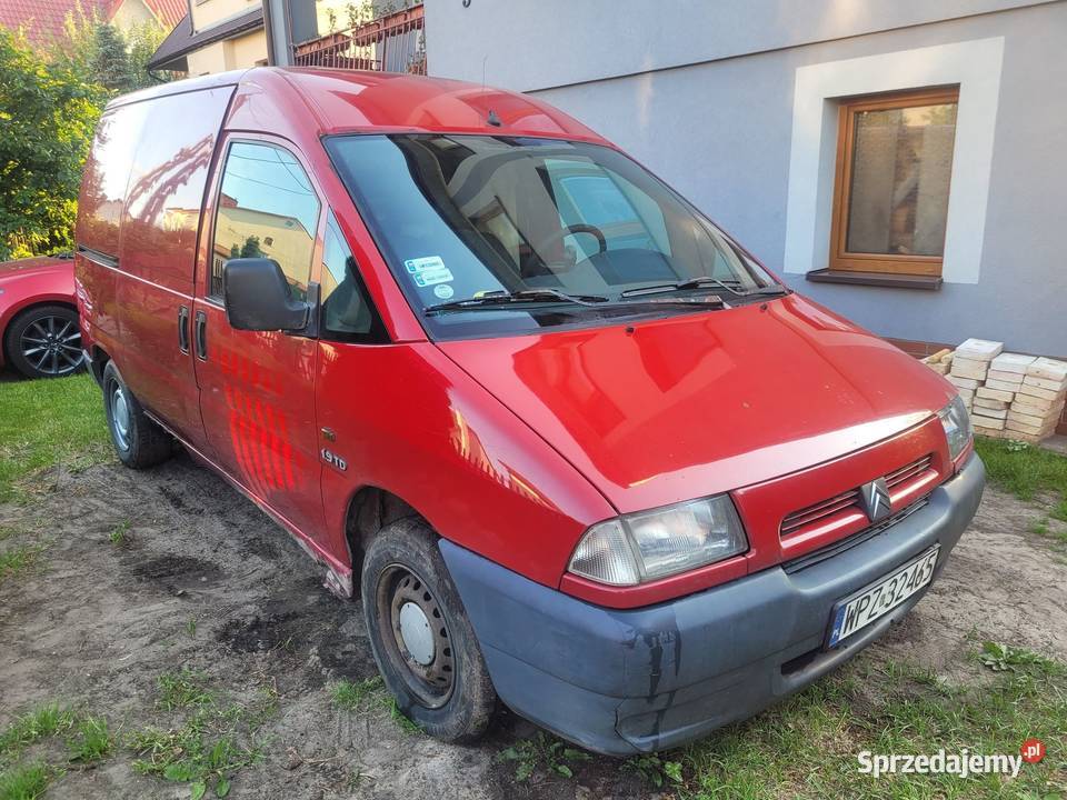 Citroen Jumpy 19D 69 2000r 3 osobowy hak Citroën mazowieckie Ostrołęka