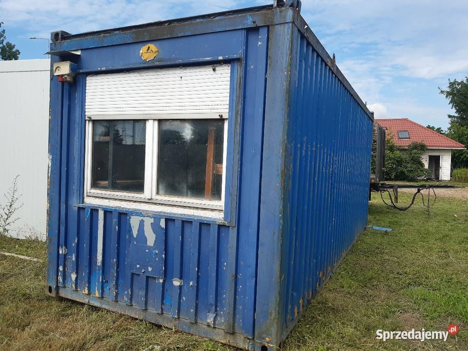 Kontener budowlany szatniowy 138 Poznań Pozostałe wielkopolskie Swarzędz