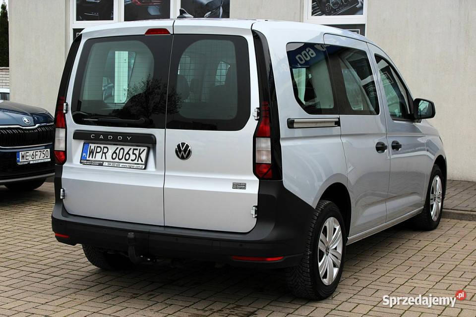 Volkswagen Caddy SalonPL FV23 Hak Lane Assist wielofunkcyjna kierownica Sokołów