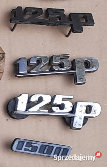 Emblemat Fiat 125p wielkopolskie Plewiska