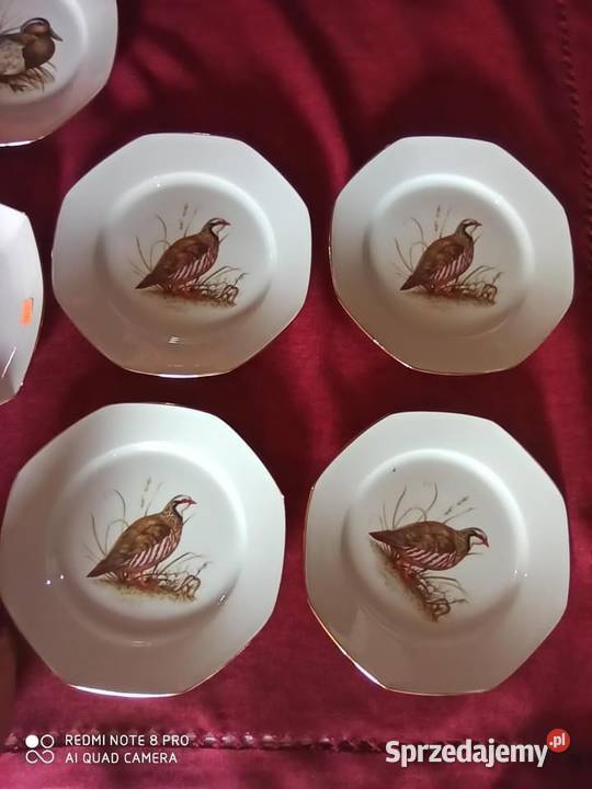 Półmisek z bażantami ze wspaniałej manufaktury Gdańsk