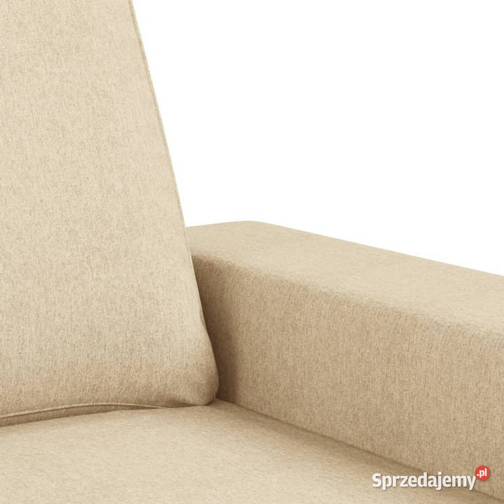 Fotel kremowy 60 obity tkaniną WM359377