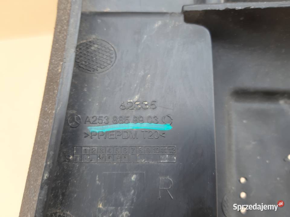 MERCEDES GLC X253 LIFT OSŁONA ZDERZAKA PRAWA