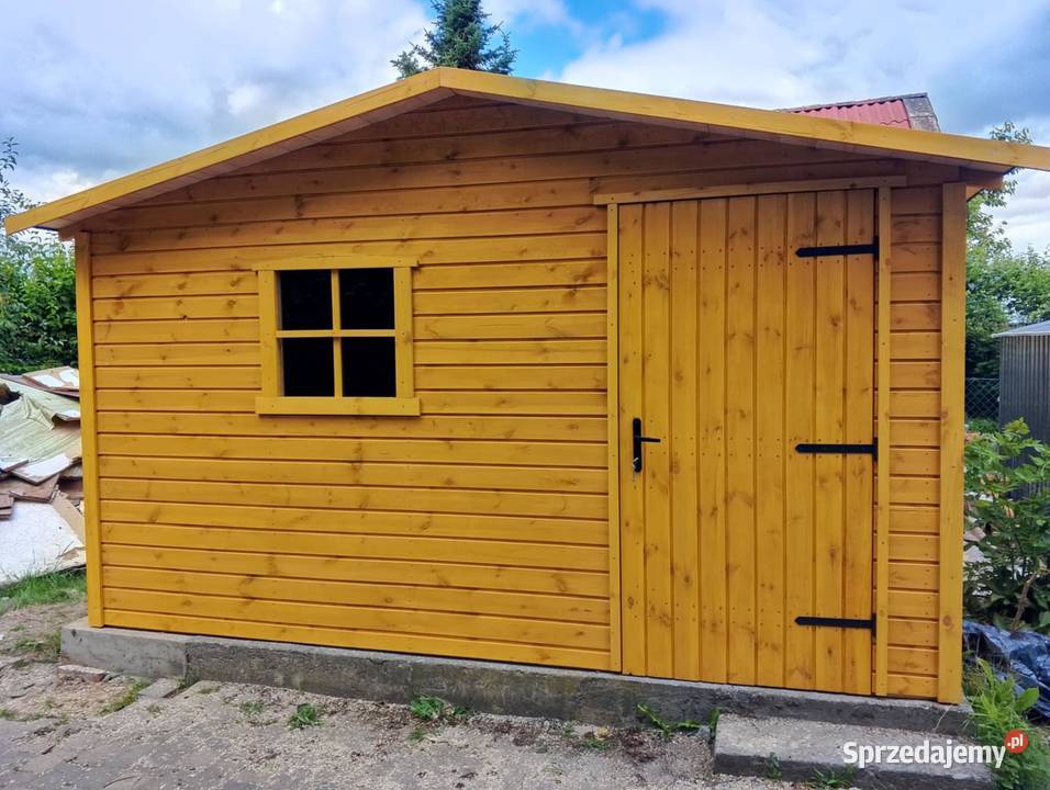 Domek narzedziowy 4x3 złoty dąb transport kraj Wolsztyn sprzedam
