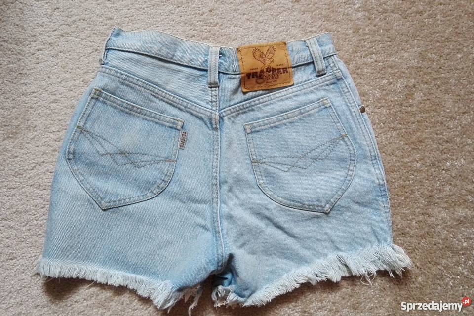 JEANSOWE SPODENKI Z FRĘDZLAMITRAPPERRUNIWERSALNY Odzież damska