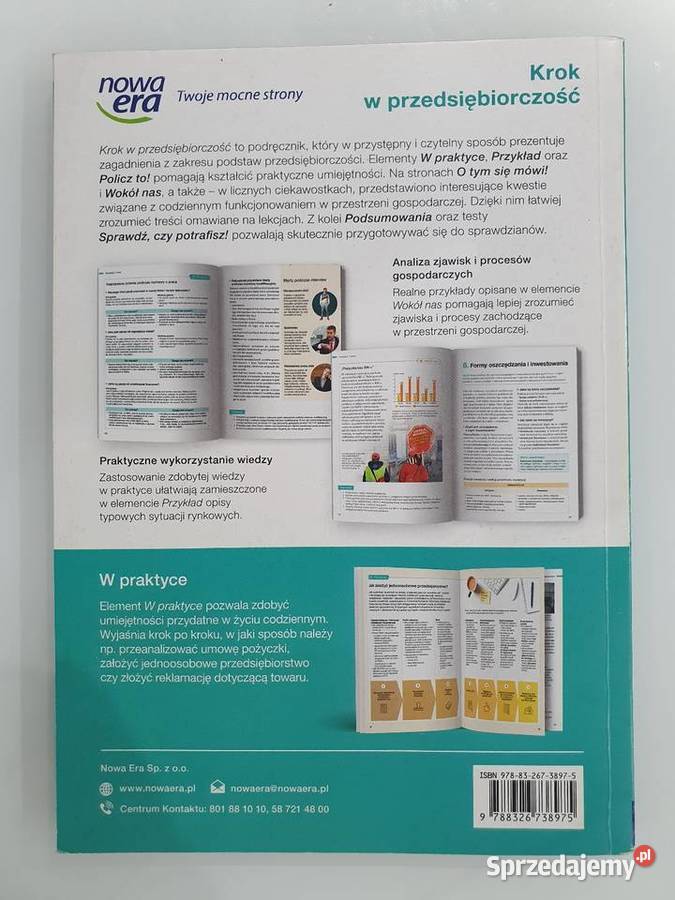 Podręcznik Krok w Przedsiębiorczość sprzedam