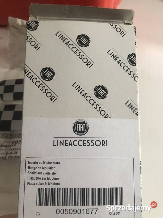 Listwa ozdobna błotnik tył para FIAT 500 Karoseria Kozy