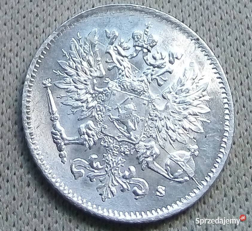 FINLANDIA 25 PENNIA1916 rSSREBROZABÓR ROSYJSKI mazowieckie