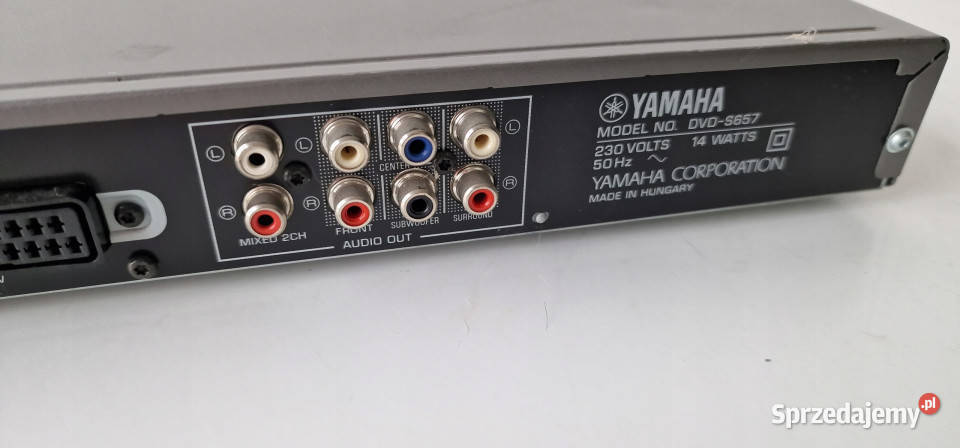 CD DVD odtwarzacz Yamaha DVD S657 657 s Międzychód